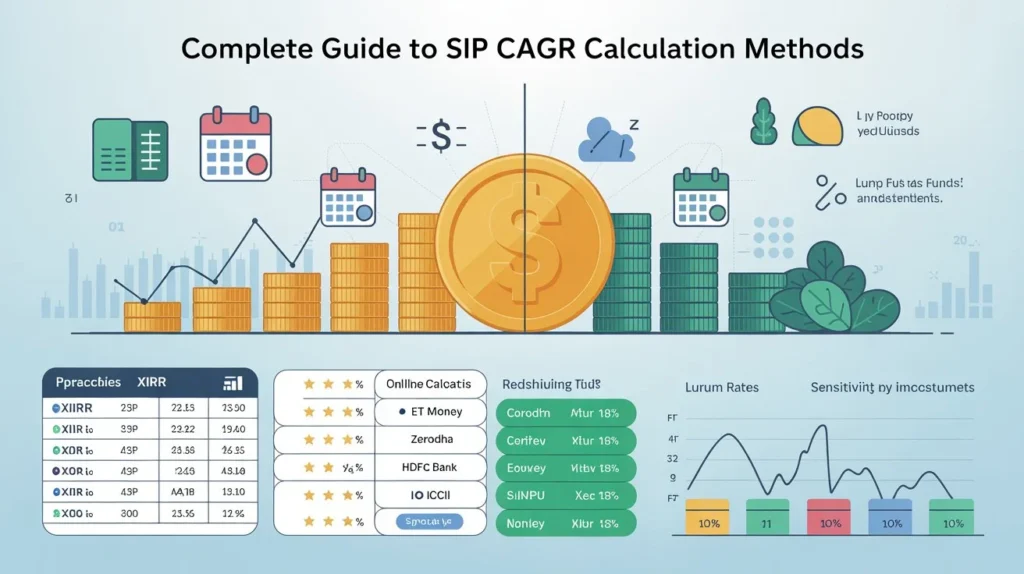 SIP CAGR Calculation Methods